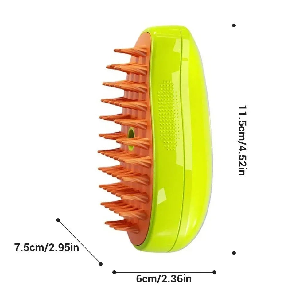 Pet Steam Grooming Brush