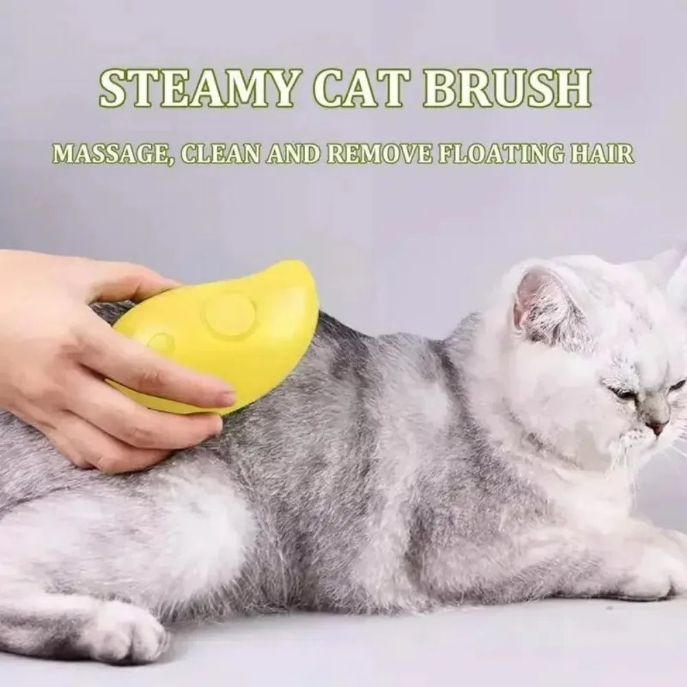 Pet Steam Grooming Brush