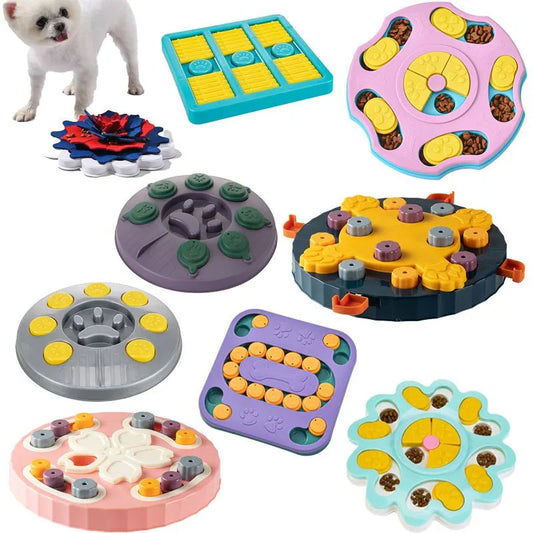 Interactive Dog Puzzle Toy - IQ Food Dispenser